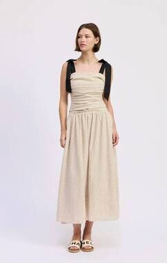 NEW EN SAISON blakely maxi dress in beige